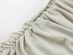 Matcha lace strapless spliced knitted mini dress Avalabel