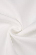 Edith High Elastic Long Hip Maxi Dress in White Avalabel