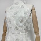 Cherry Blossom Mini Dress in White Avalabel