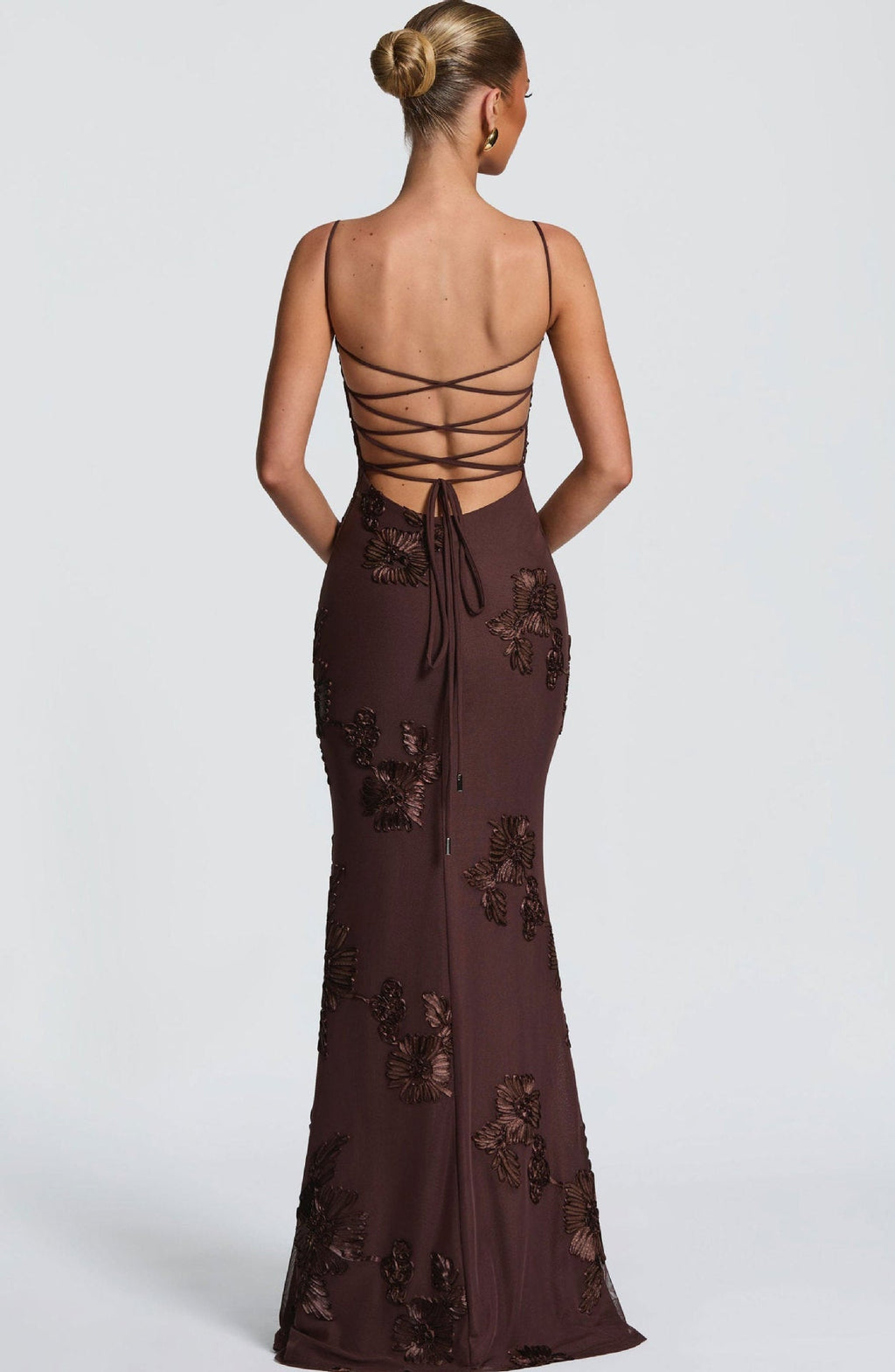 Nefertiti Maxi Dress -Brown Avalabel