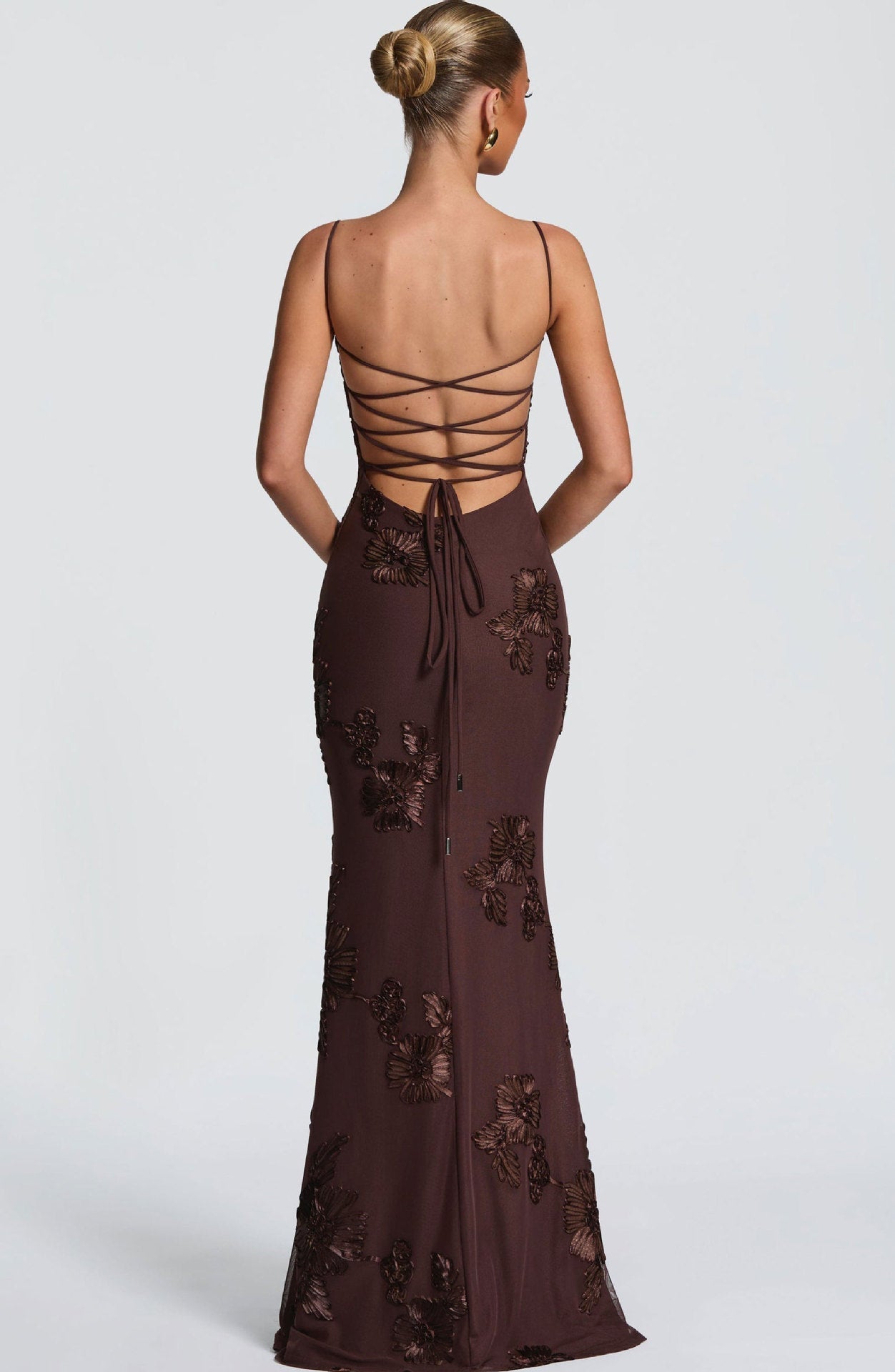 Nefertiti Maxi Dress -Brown Avalabel
