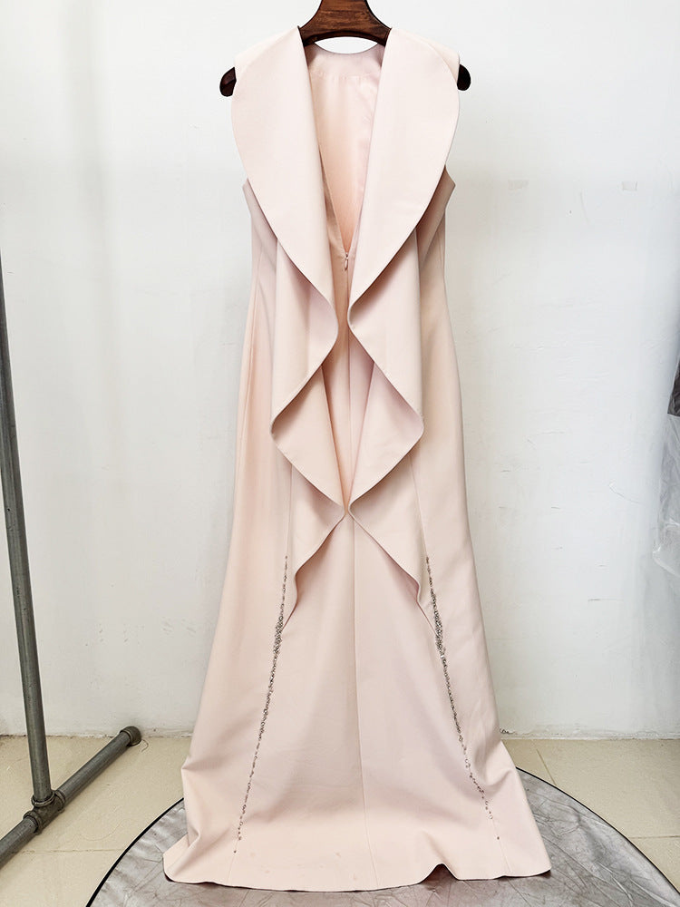 Evoleta Sleeveless Ruffle Maxi Dress Avalabel