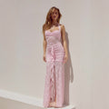 New Fashionable off-Shoulder Slimming Lace Dress Avalabel