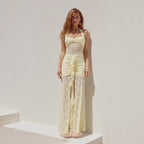 New Fashionable off-Shoulder Slimming Lace Dress Avalabel
