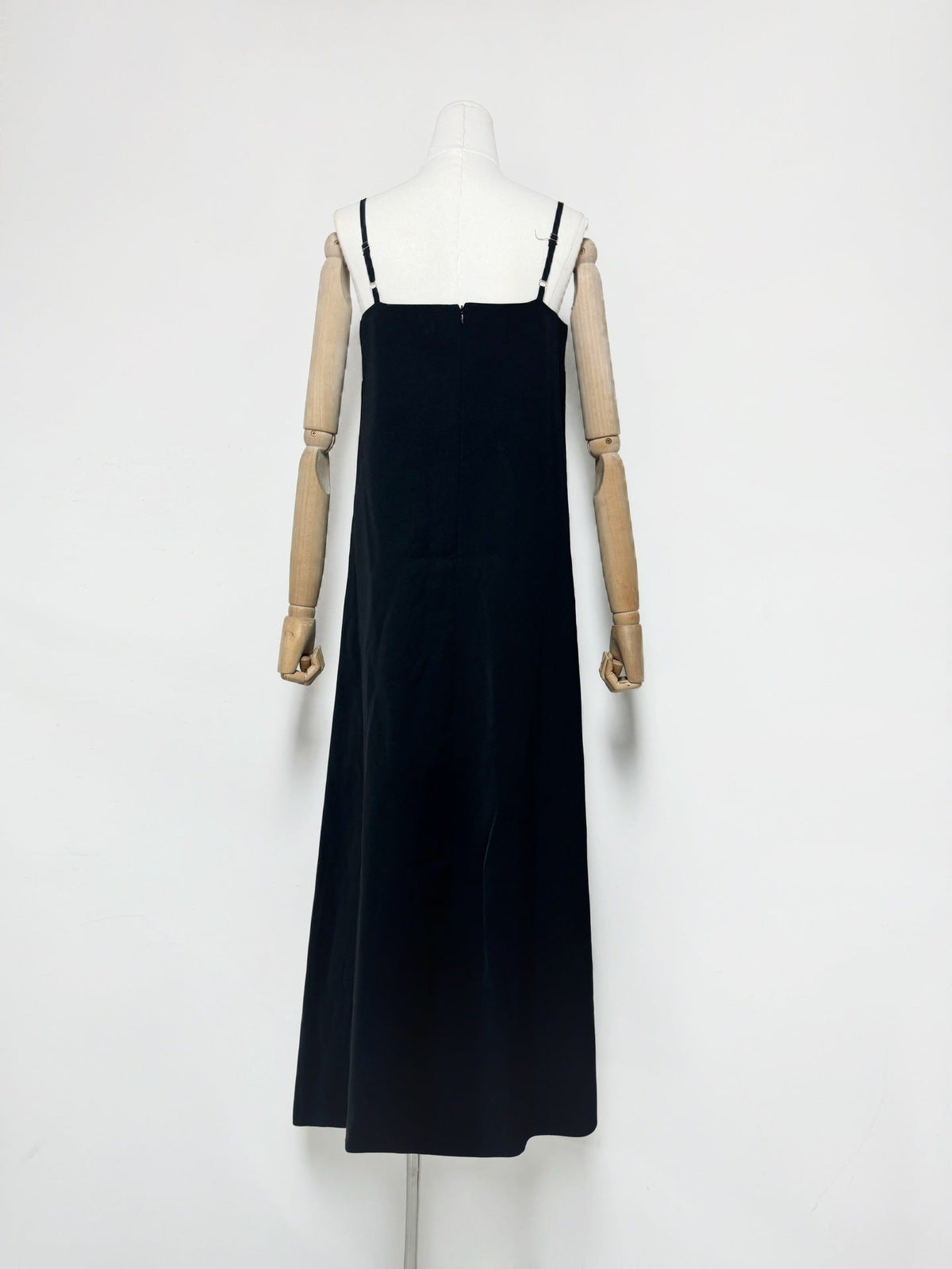 Kristin Buttercup Embroidered Maxi Dress in Black Avalabel