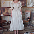 Spot LaceMa French Court Style Lace Dress Avalabel