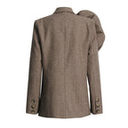 Sada Flower Blazer - Brown Avalabel