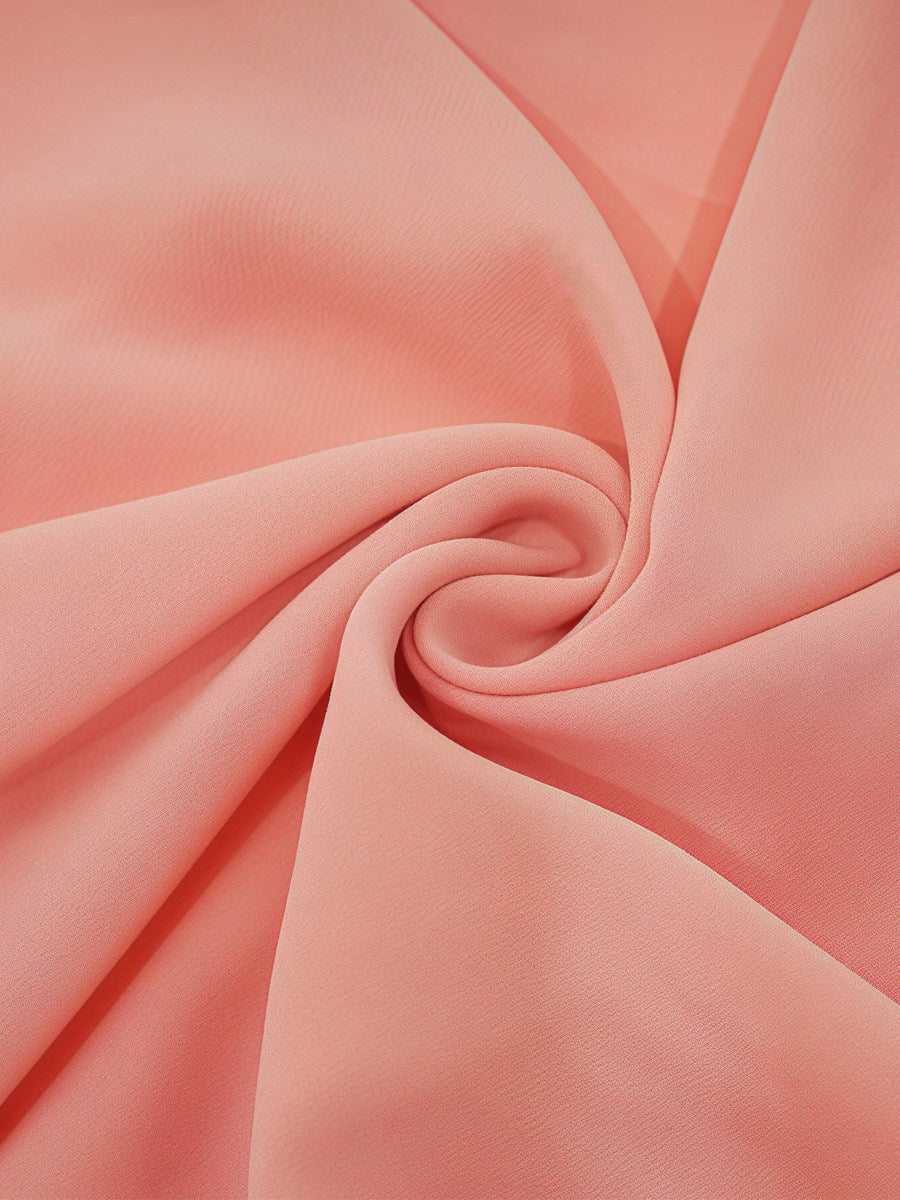 Pink Halter-Neck Midi Dress Avalabel