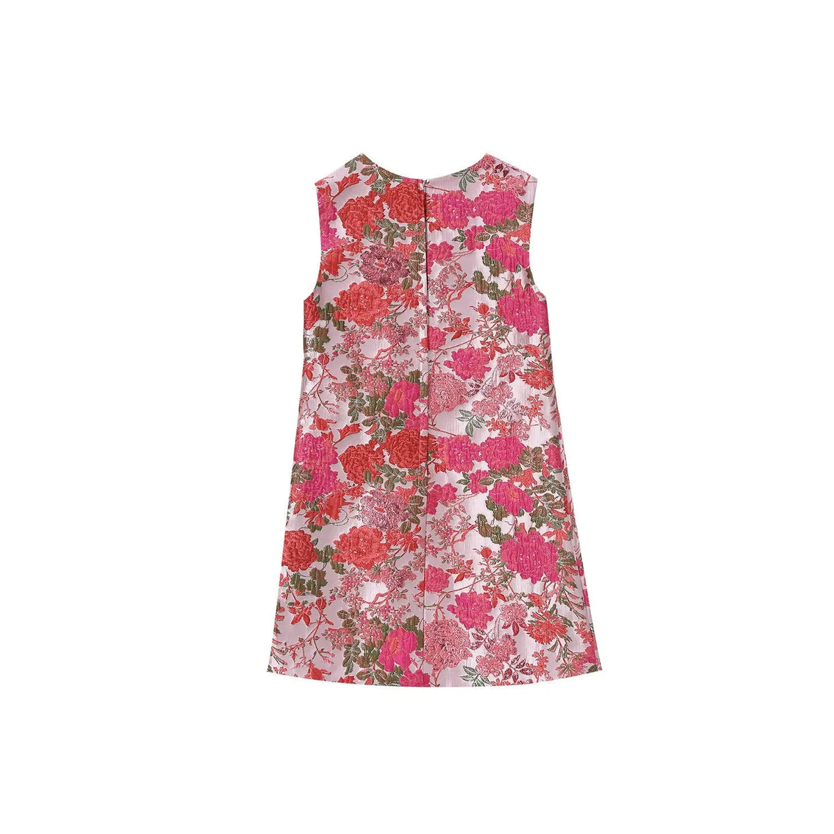 hilary multicolor floral embroidery sleeveless mini dress Avalabel