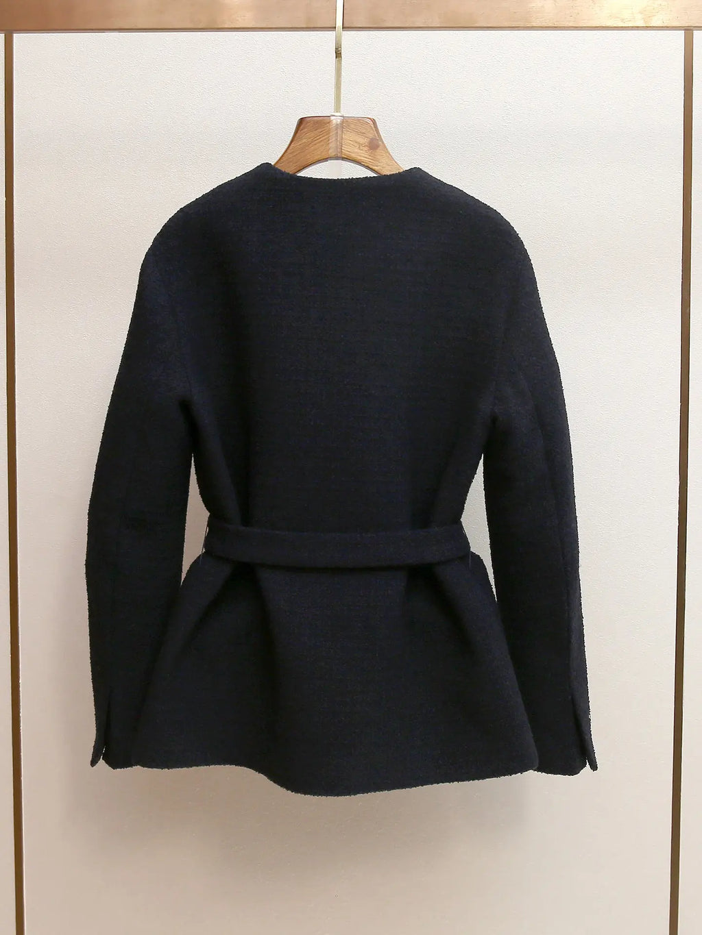 sigrid navy blue 4-pocket tweed jacket Avalabel