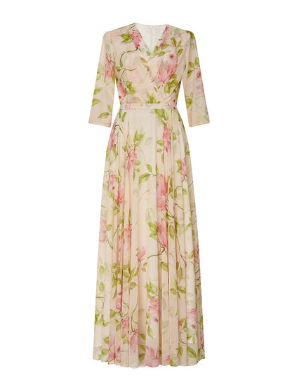 Floral Printed Midi Dress