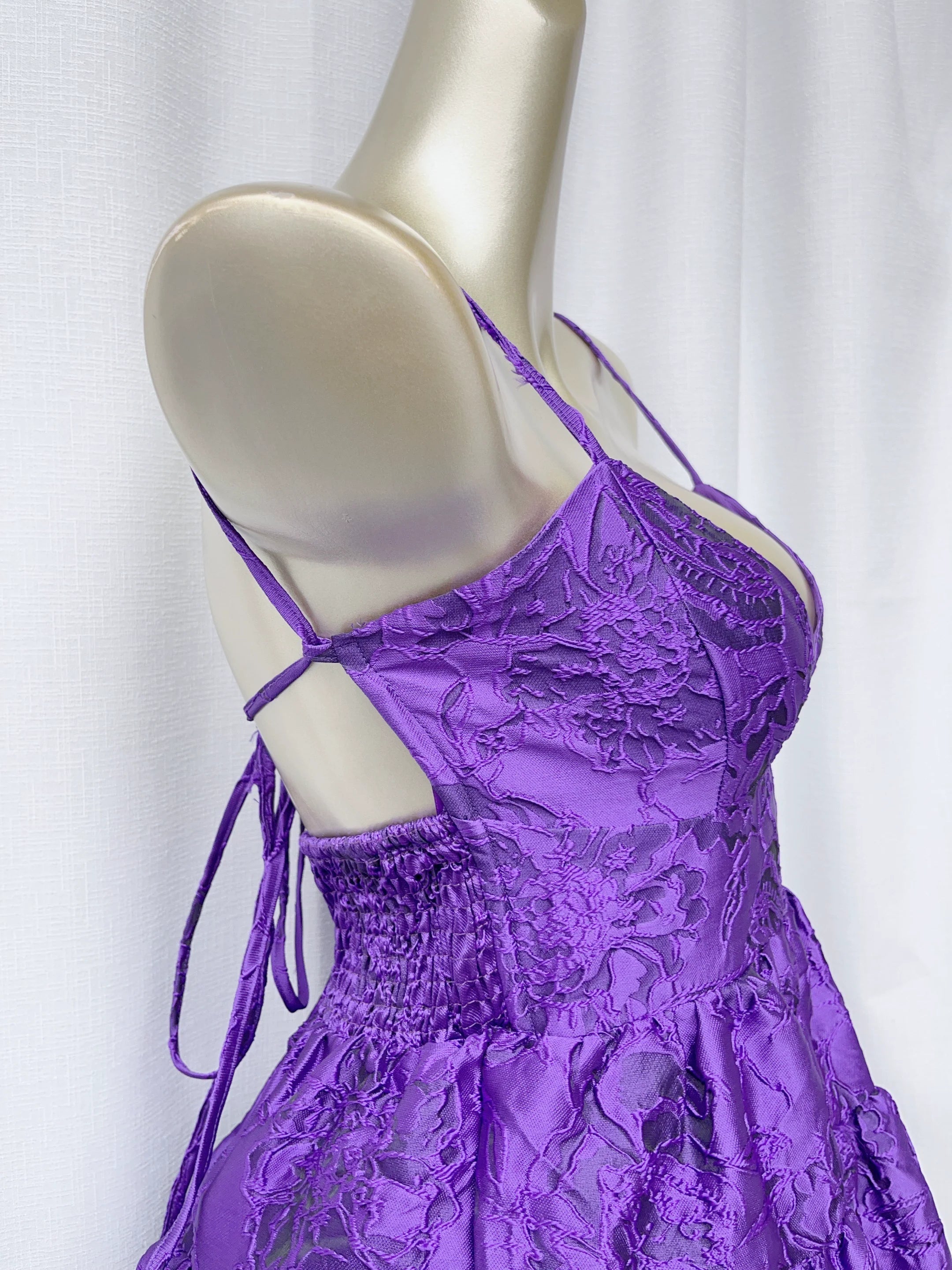 Jacquard dopamine slip mini dress Avalabel