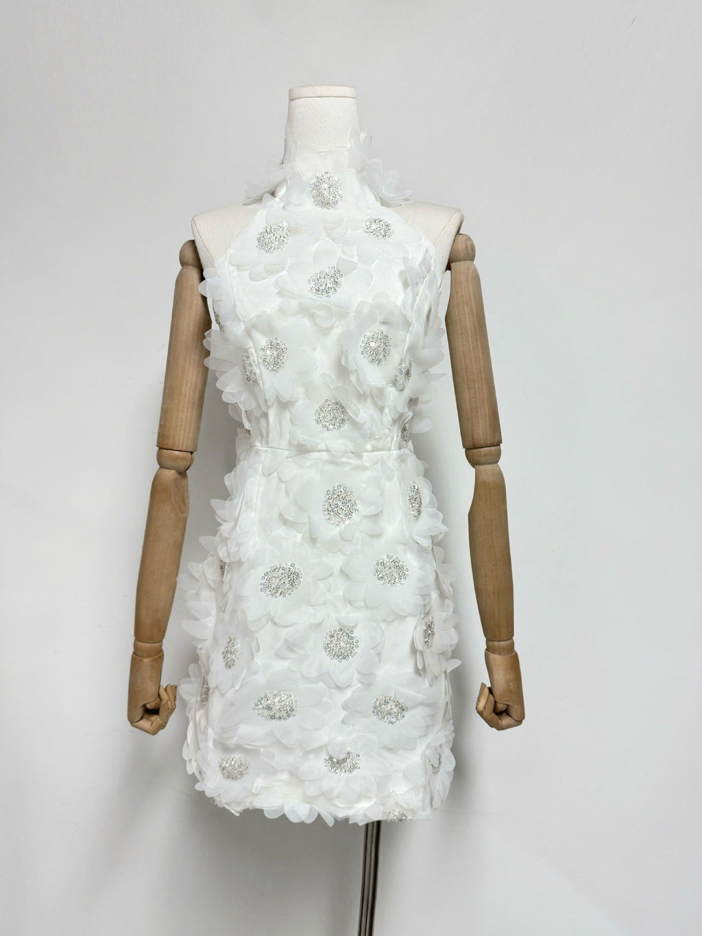 Cherry Blossom Mini Dress in White Avalabel