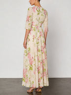 Floral Printed Midi Dress Avalabel