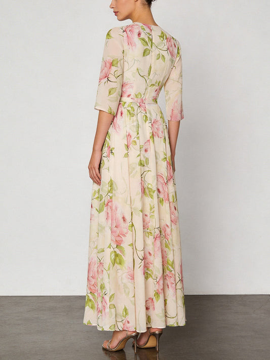 Floral Printed Midi Dress