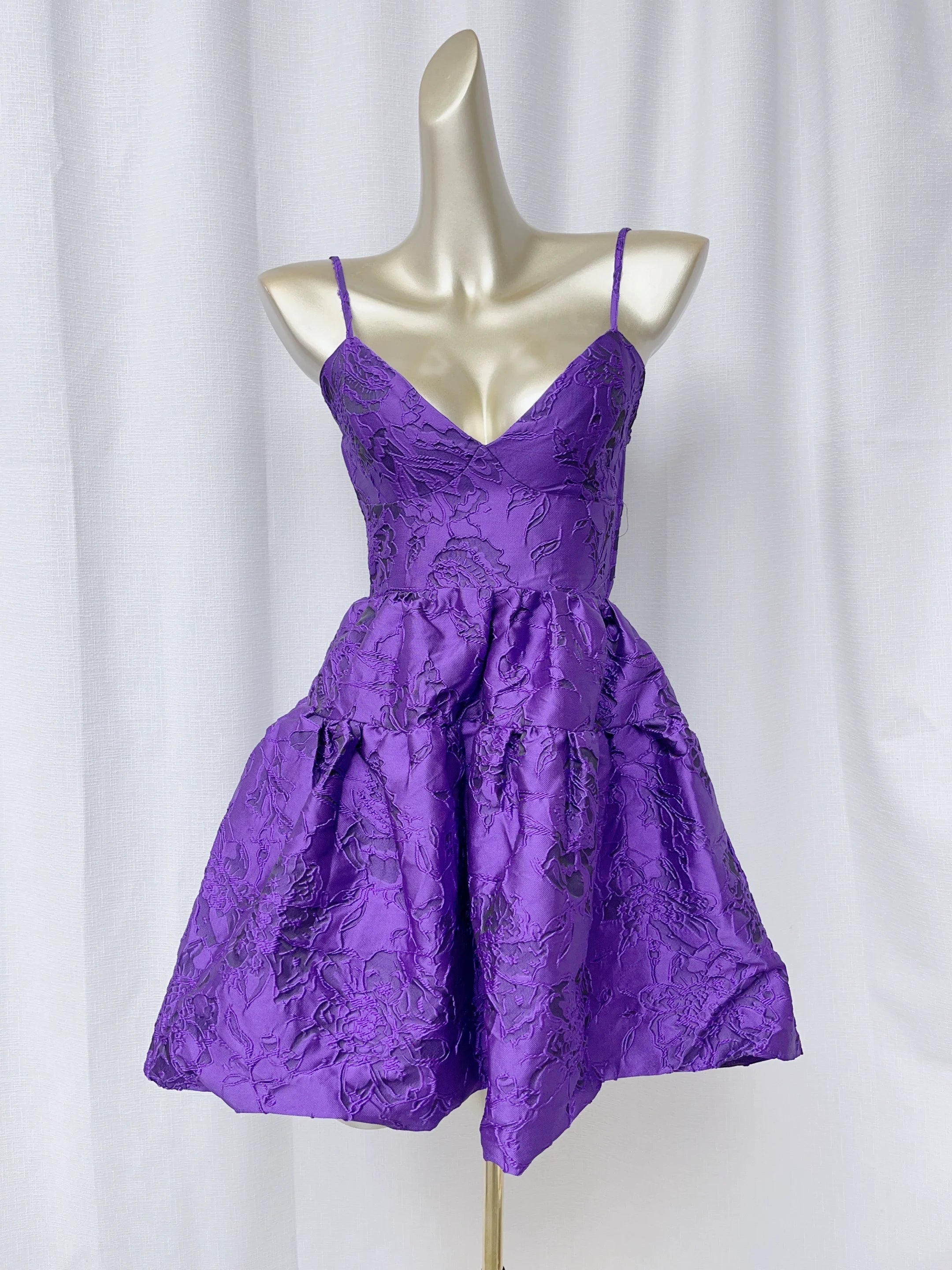 Jacquard dopamine slip mini dress Avalabel
