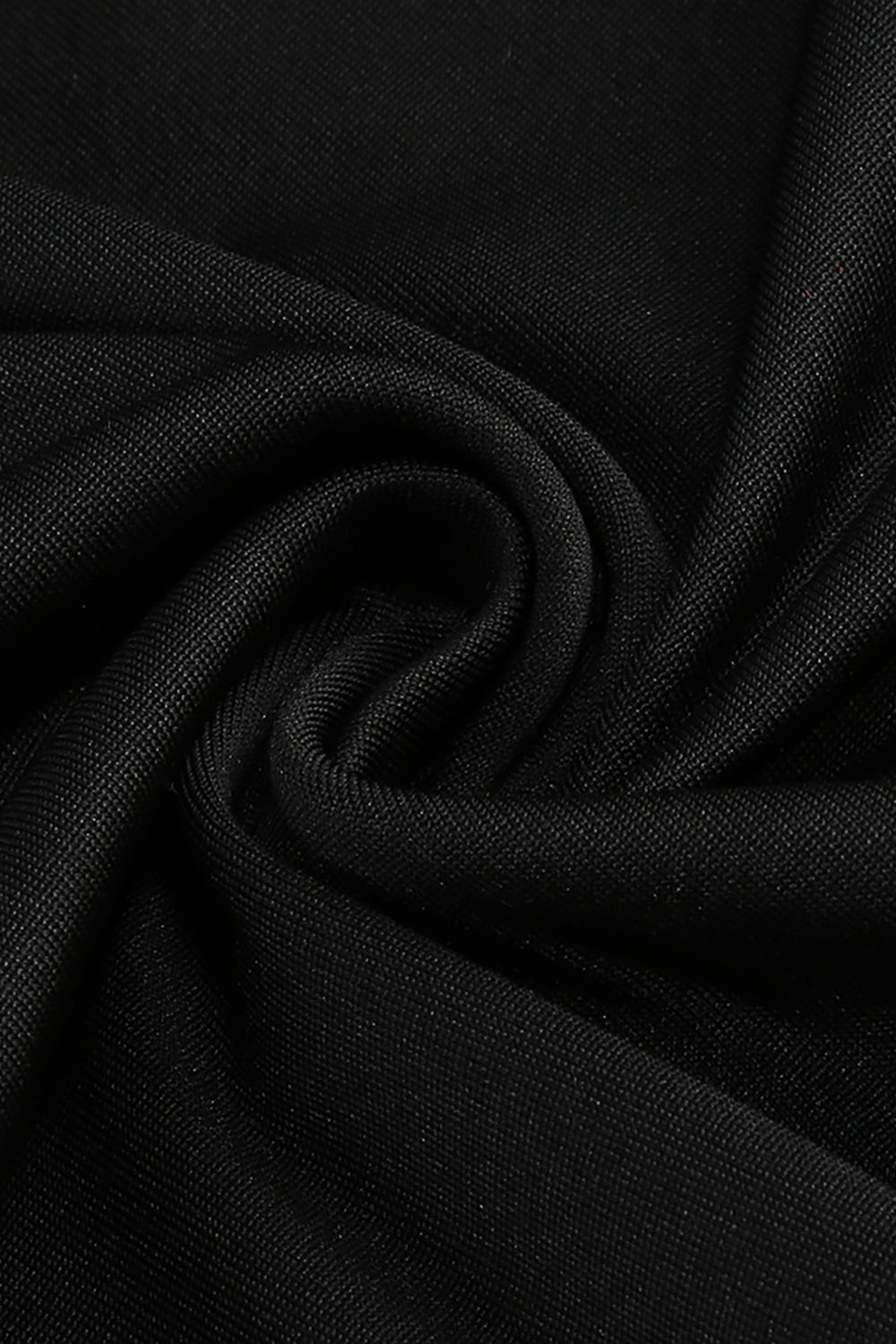 judy One Shoulder Peony Ruffle Gown in black