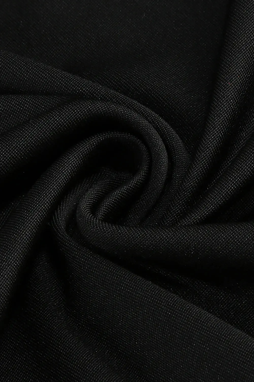 judy One Shoulder Peony Ruffle Gown in black Avalabel