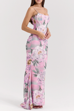 Letitia Floral Corset Maxi Dress Avalabel