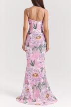 Letitia Floral Corset Maxi Dress Avalabel