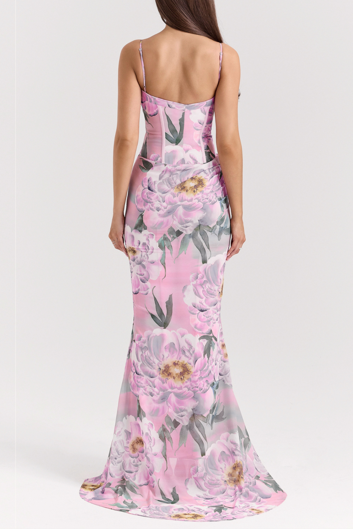 letitia Floral Corset Maxi Dress