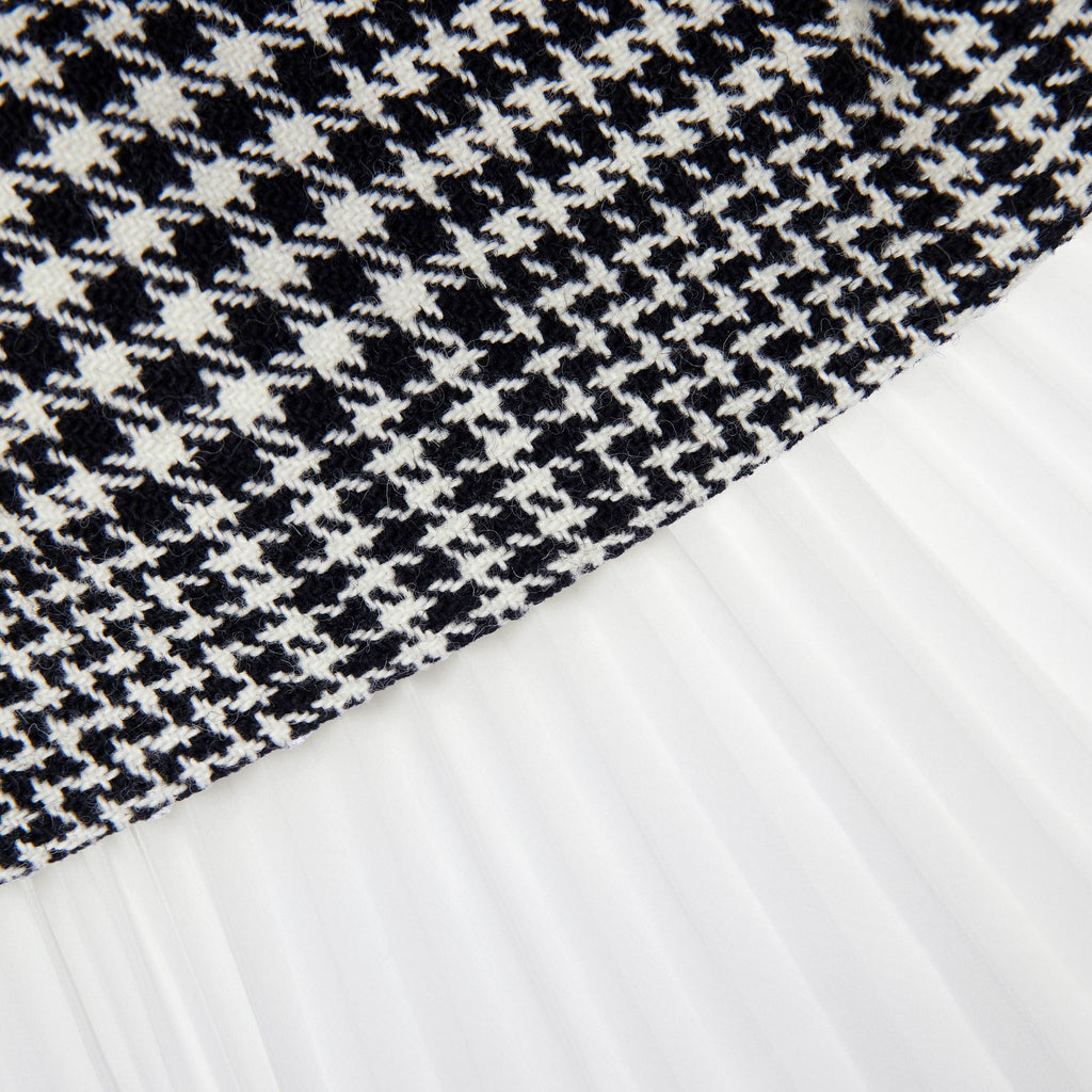 Houndstooth Mini Dress Avalabel