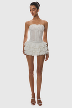 Panue Ruched Strapless Corset Avalabel