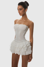 Panue Ruched Strapless Corset Avalabel