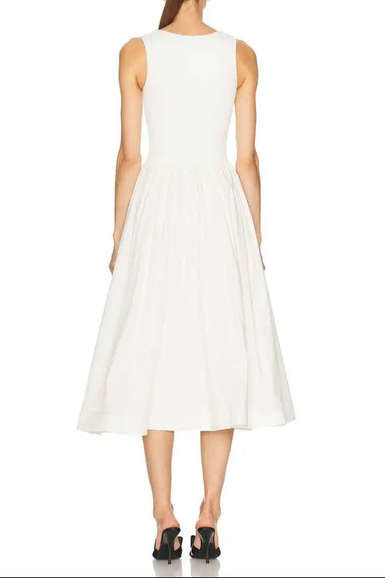 Butterfly Embellished Knit Midi Dress Avalabel