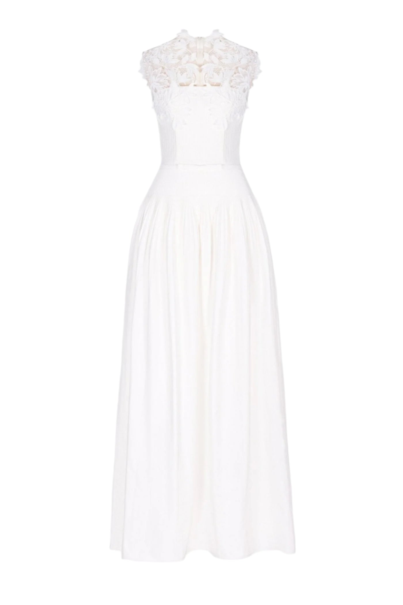 Floral Lace Sleeveless Maxi Dress Avalabel