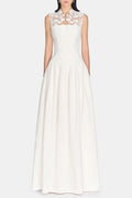 Floral Lace Sleeveless Maxi Dress Avalabel