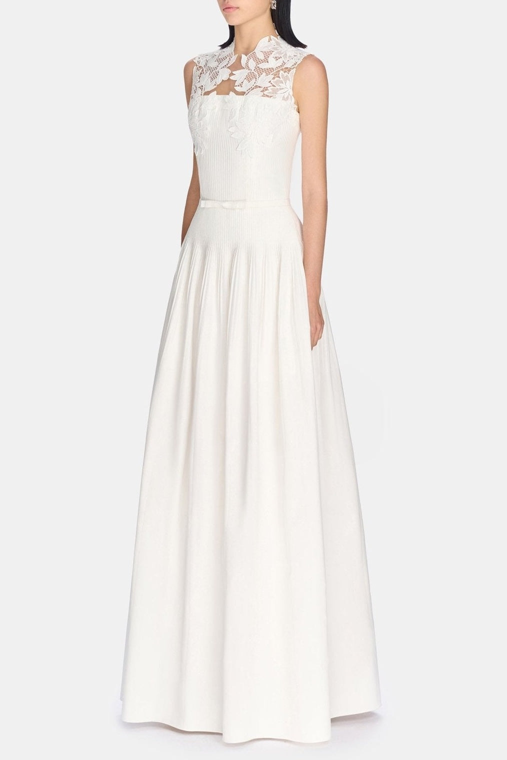 Floral Lace Sleeveless Maxi Dress Avalabel