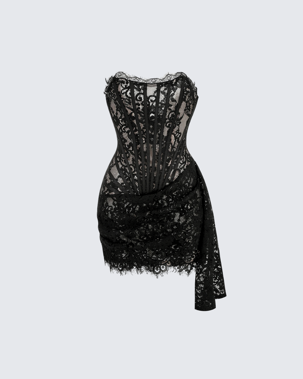 ANGEL Corset Draped Mini Dress Avalabel