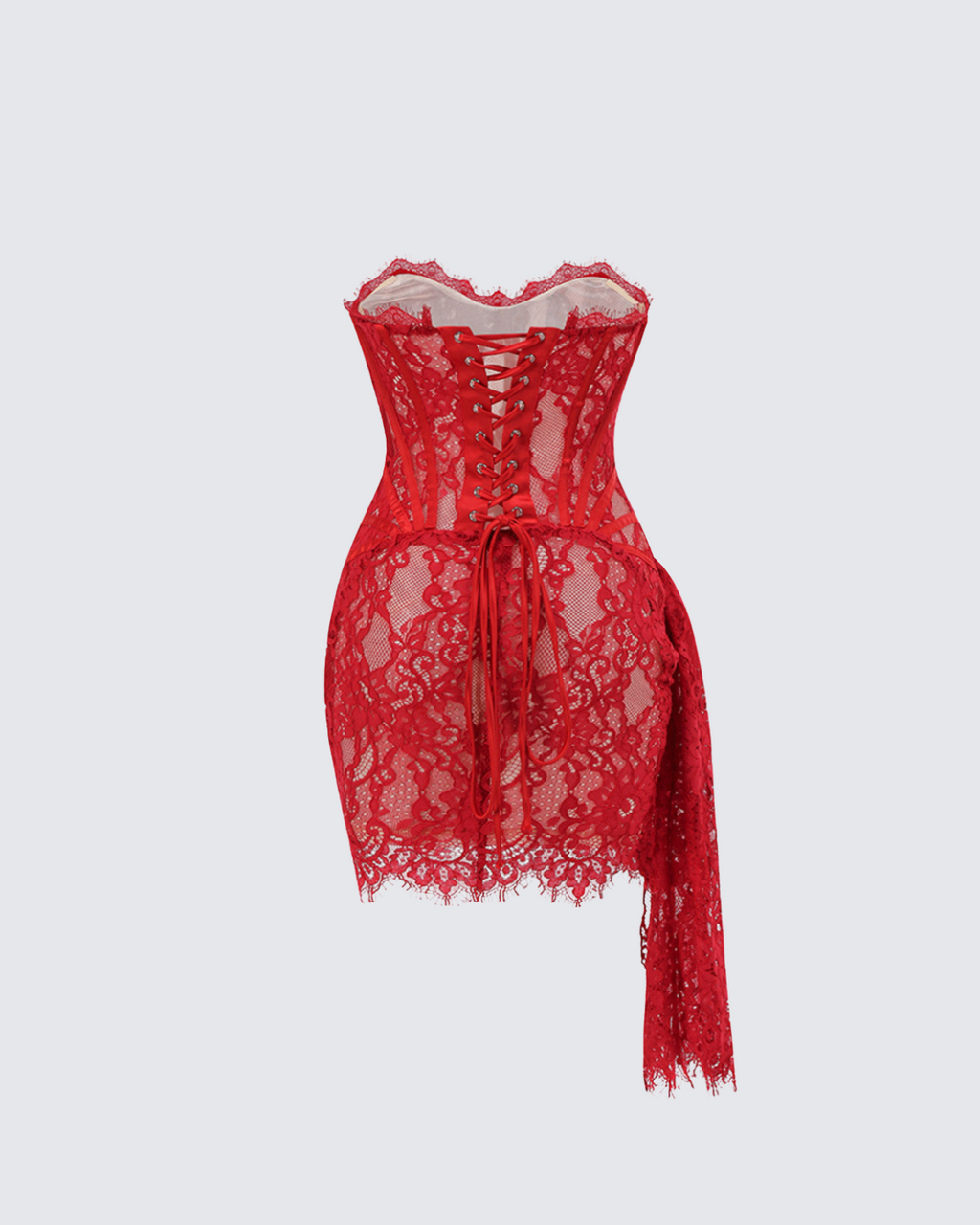 ANGEL Corset Draped Mini Dress Avalabel
