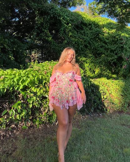 The Rosetta Silk Mini Dress