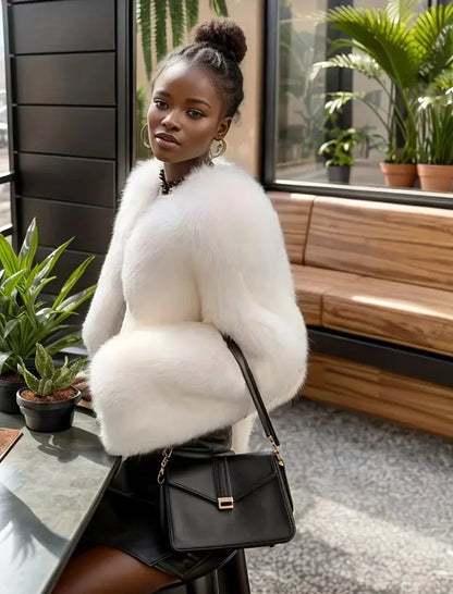 Cristina Faux Fur Coat