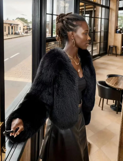 Cristina Faux Fur Coat