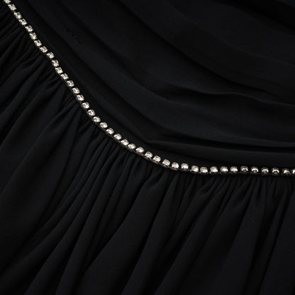 Nadine Embellished Pleated Dress