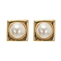 Juana Faux-Pearl Square Earrings Avalabel