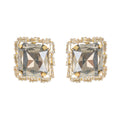 Solada Embellished Square Earrings Avalabel