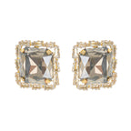 Solada Embellished Square Earrings Avalabel