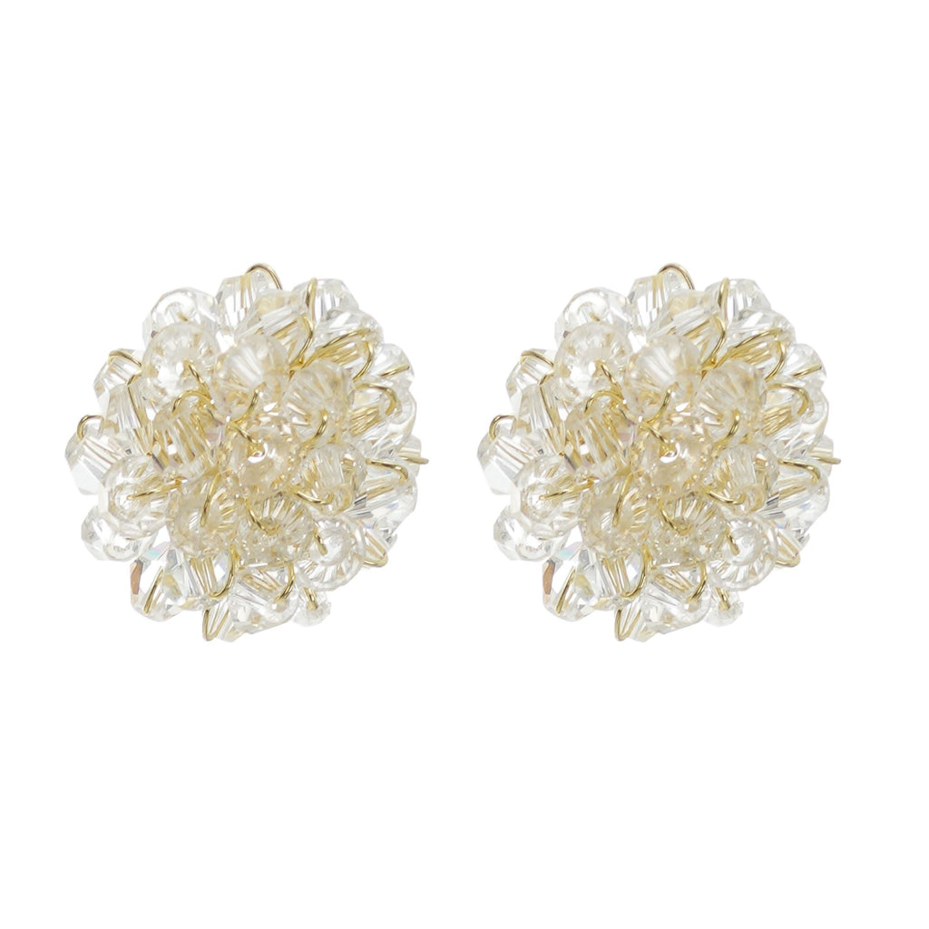 Cora Beaded Flower Stud Earrings Avalabel