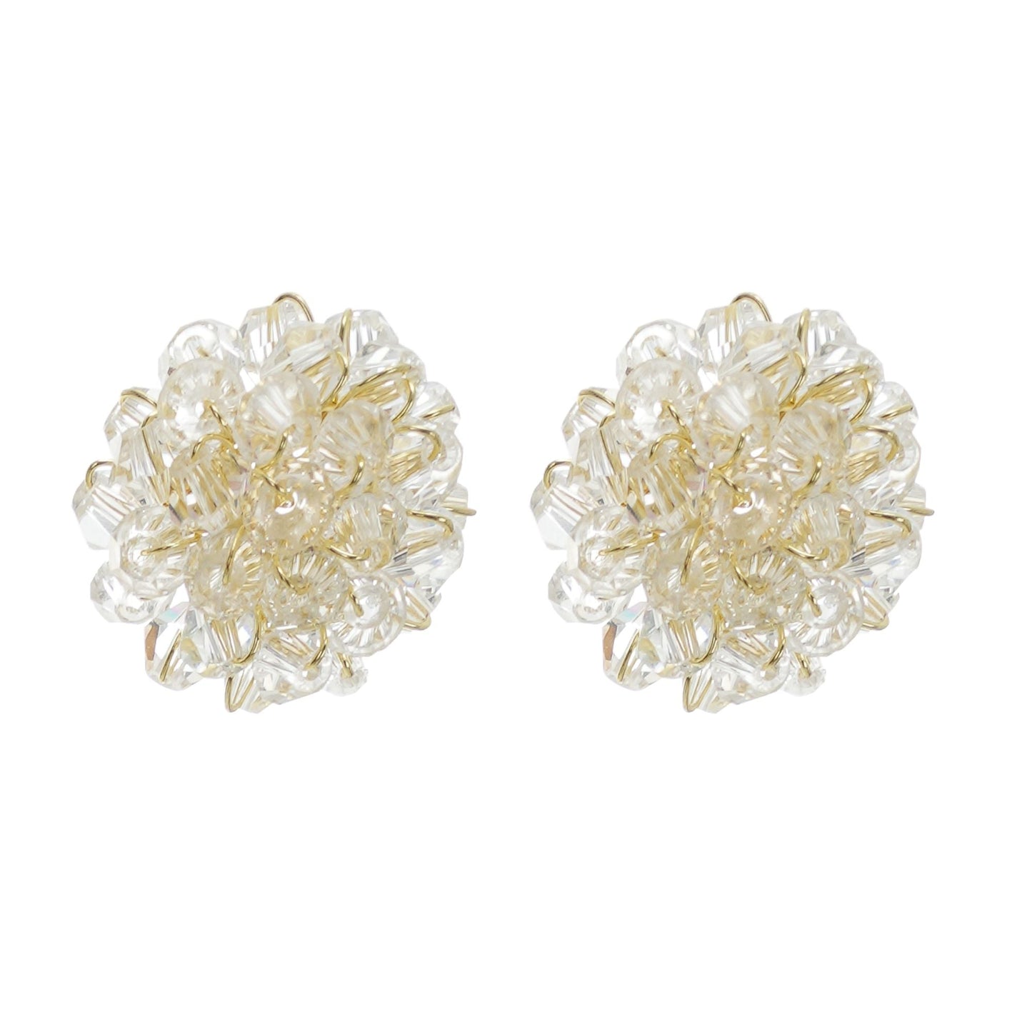 Cora Beaded Flower Stud Earrings Avalabel