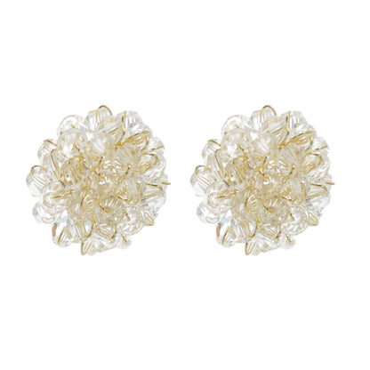 Cora Beaded Flower Stud Earrings Avalabel