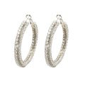 Saira Crystal Circle Earrings Avalabel