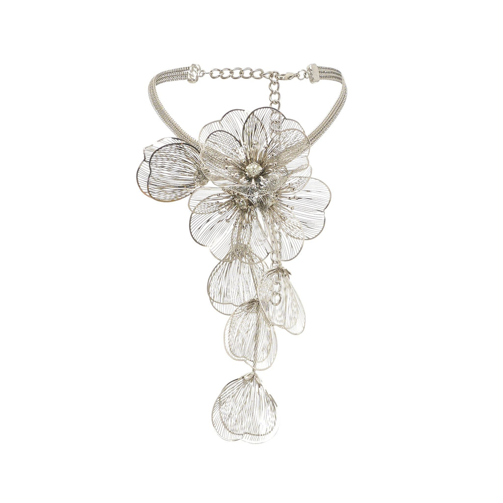Josefina Floral-Appliqué Necklace Avalabel