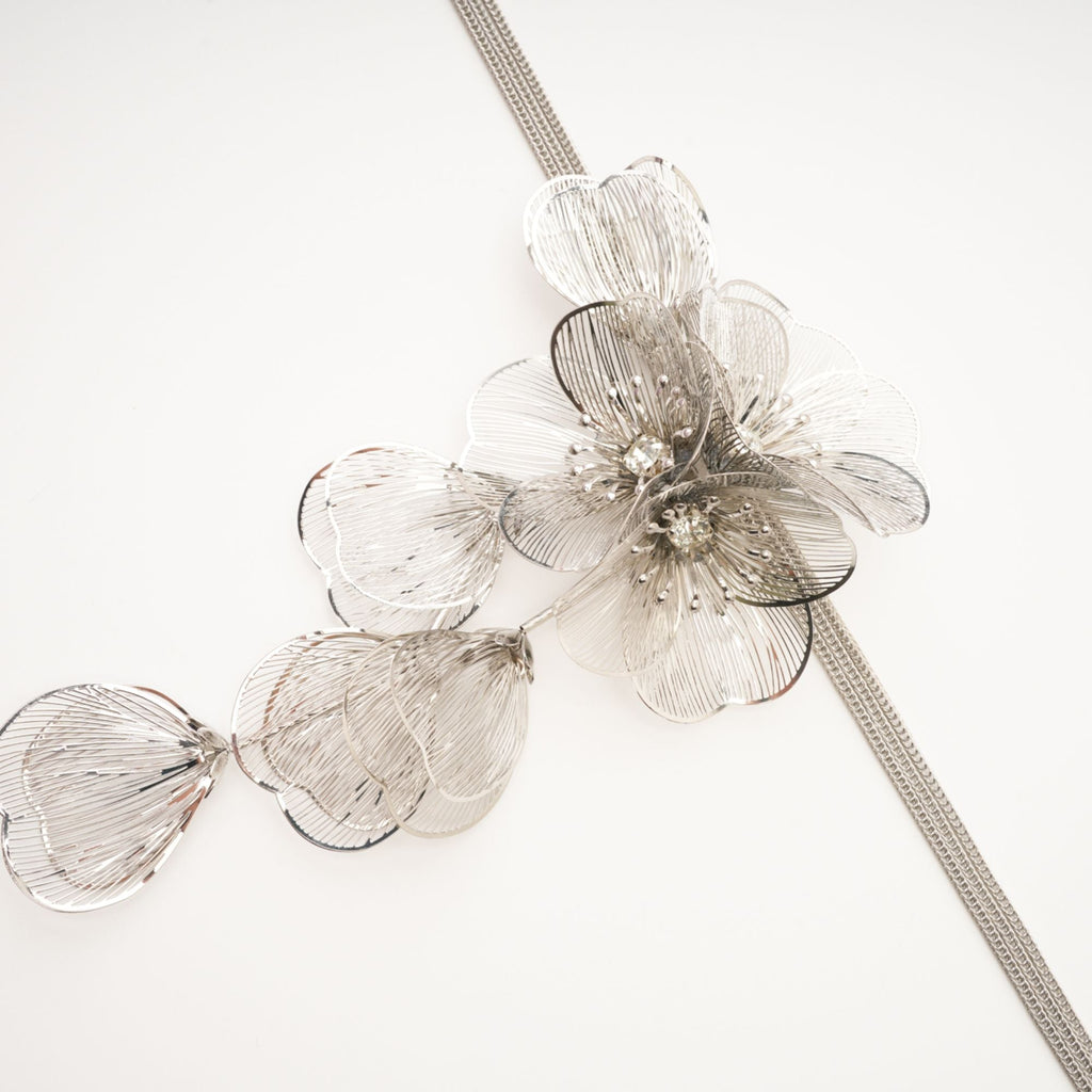 Josefina Floral-Appliqué Necklace Avalabel