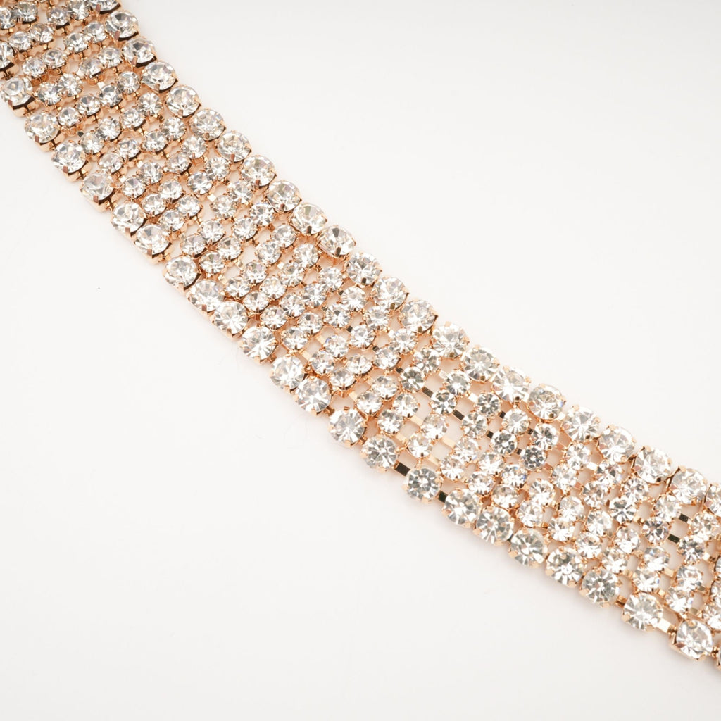 Rosalee Crystal Layered Necklace Avalabel