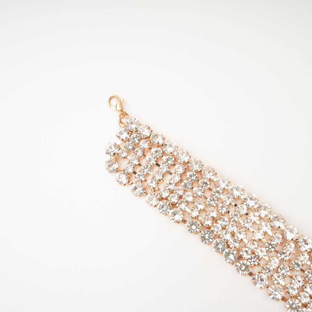 Rosalee Crystal Layered Necklace Avalabel