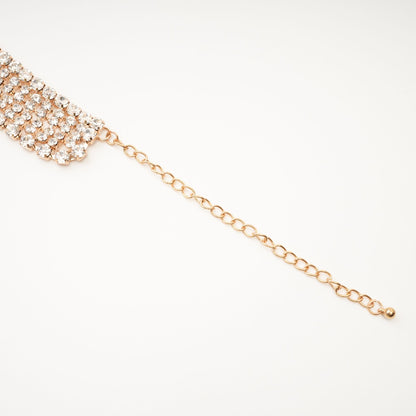 Rosalee Crystal Layered Necklace Avalabel